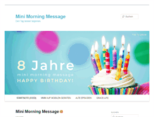 Tablet Screenshot of minimorningmessage.podcaster.de