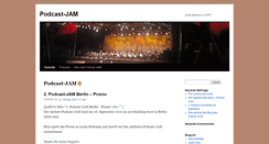 Desktop Screenshot of jam.podcaster.de