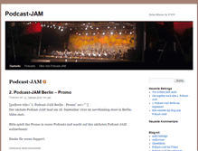 Tablet Screenshot of jam.podcaster.de